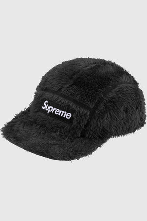 Supreme Fuzzy Camp Cap Black