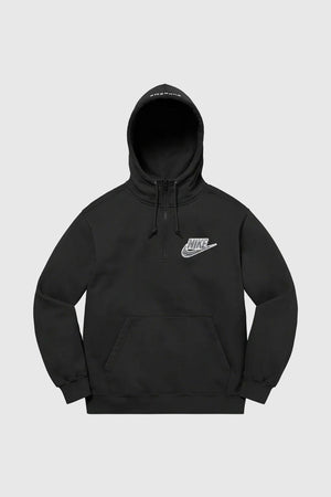 Supreme Nike Half Zip Hooded Sweatshirt Black
