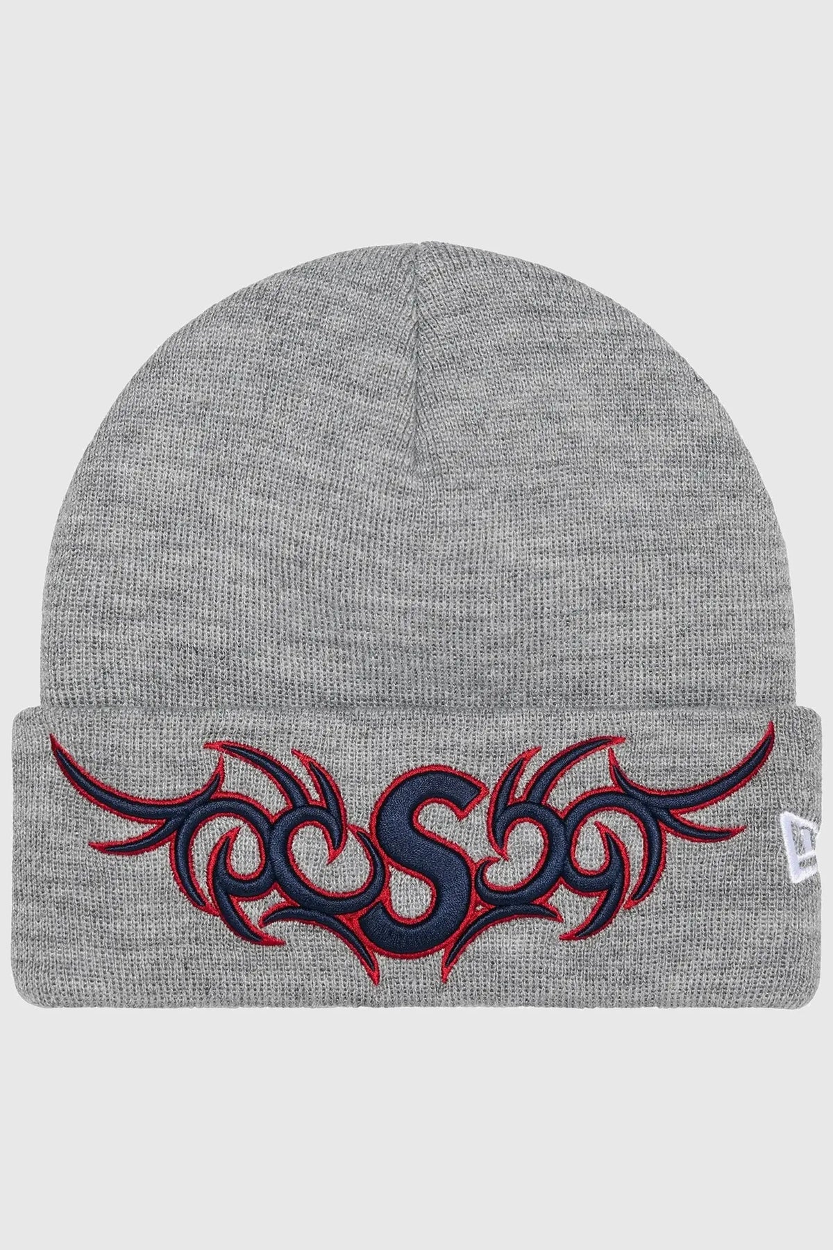 Supreme Tribal S Logo Beanie - Grey