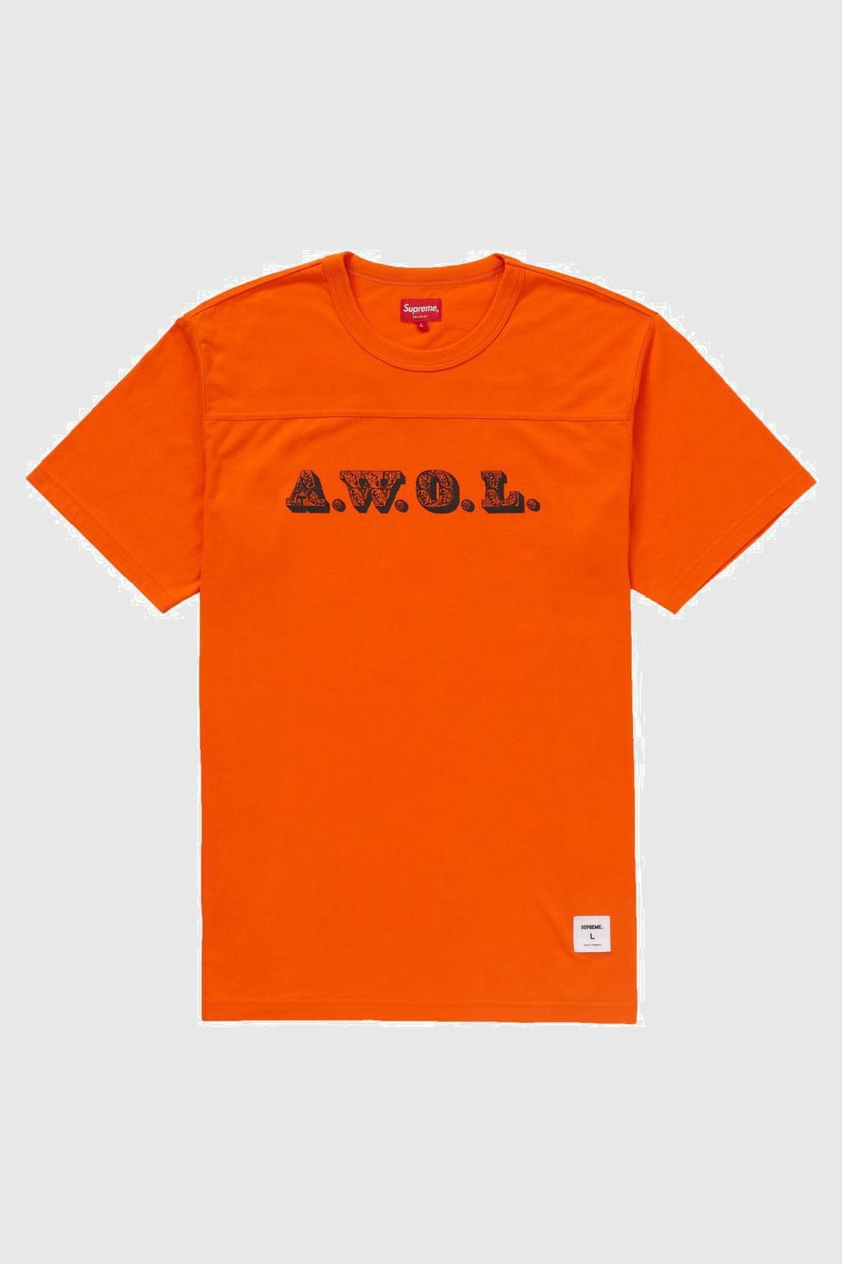 Supreme AWOL Football Top Orange