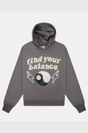 Broken Planet Find Your Balance Hoodie Ash Grey