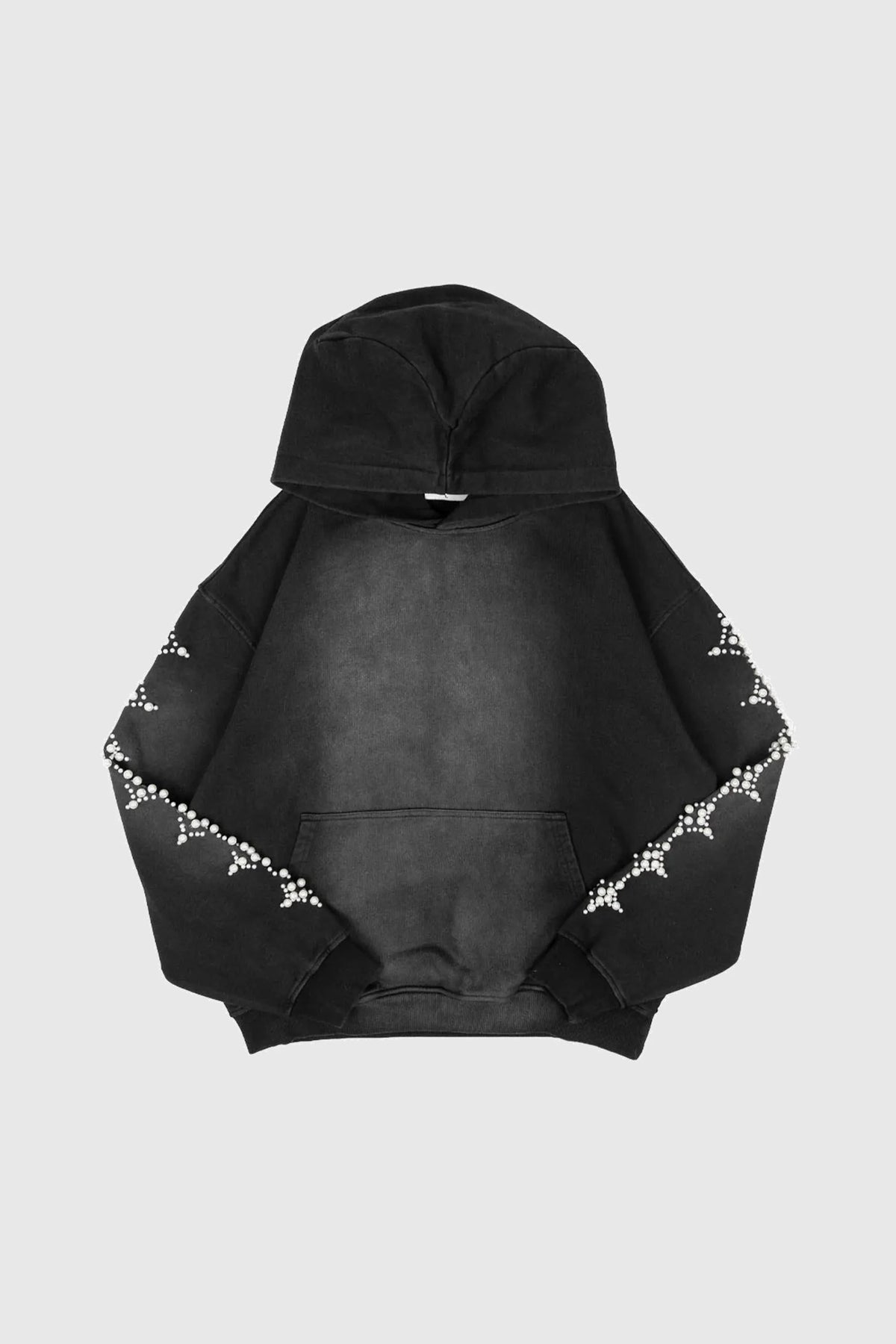 Common Hype Pearled Star Hoodie - Black