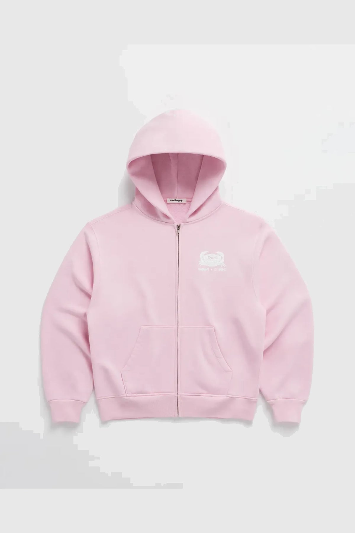 Madhappy Joe's Stone Crab Midweight Zip Up Hoodie Meadowsweet