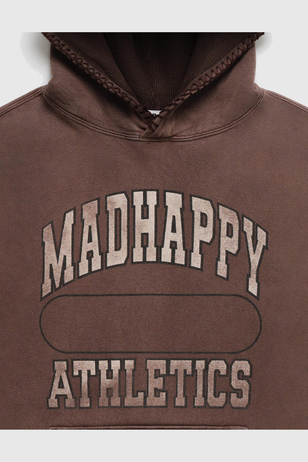 Madhappy Varsity Athletics Hoodie - dark-coffee