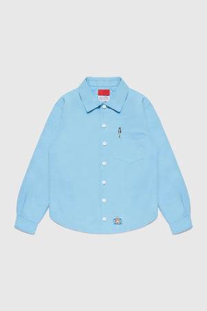 Fugazi White Collar Work Jacket Blue