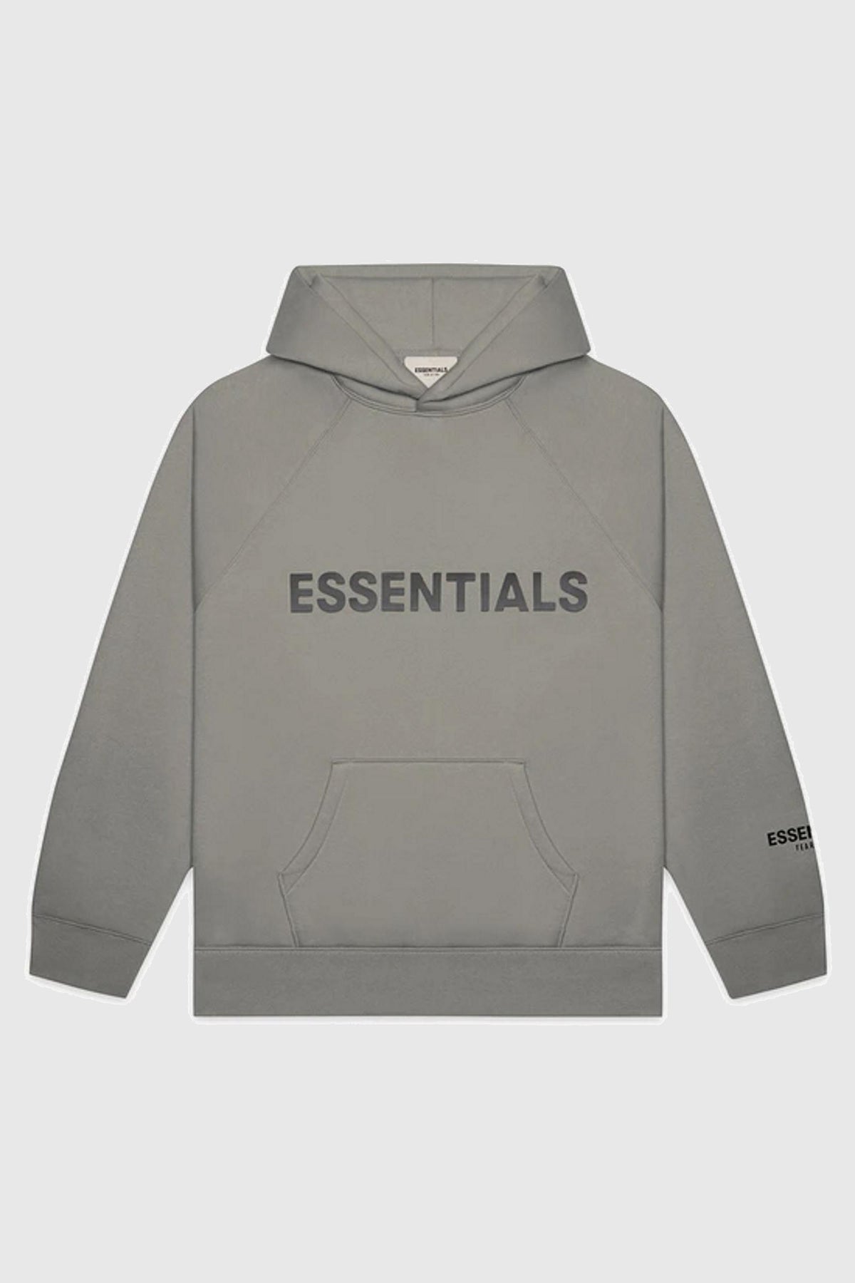 FEAR OF GOD ESSENTIALS Pullover Hoodie Applique Logo Cement