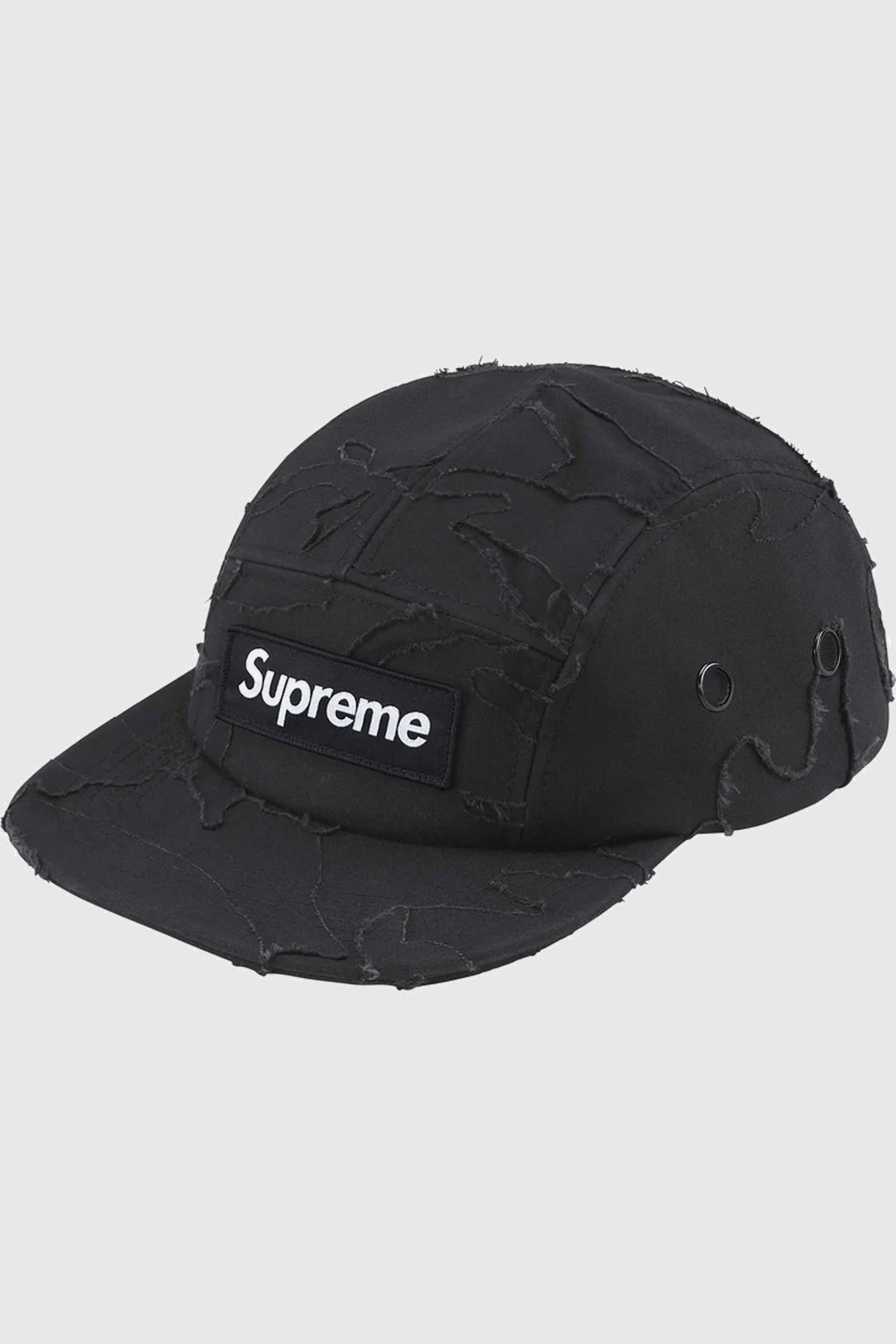 Supreme Layered Camo Camp Cap - Black