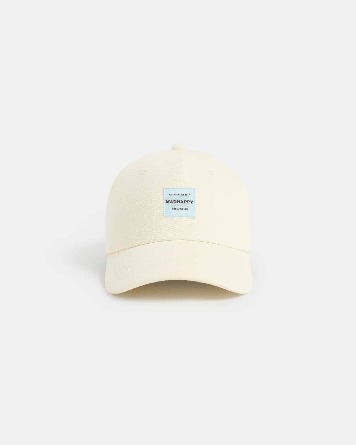 Madhappy Cooper 5 Panel Velcro Hat - ivory
