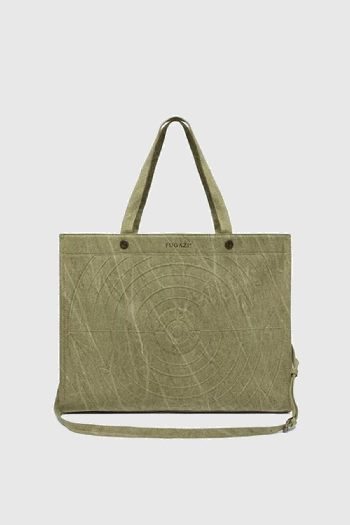 Fugazi Bullseye Weekender Bag Olive Canvas