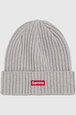 Supreme Overdyed Beanie (SS26) - Heather Grey