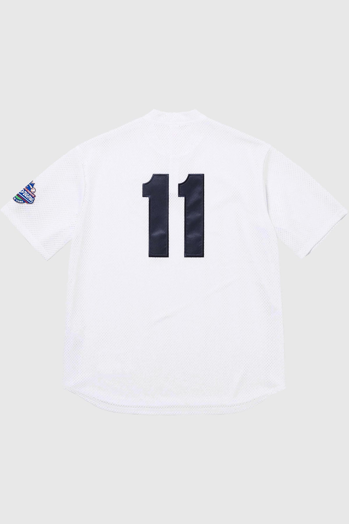 Supreme S Logo Baseball Henley (SS25) - White