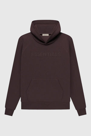 Fear of God Essentials Waffle Raglan Hoodie Plum