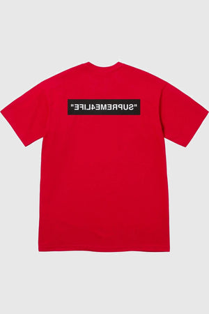 Supreme 4 Life Tee Red