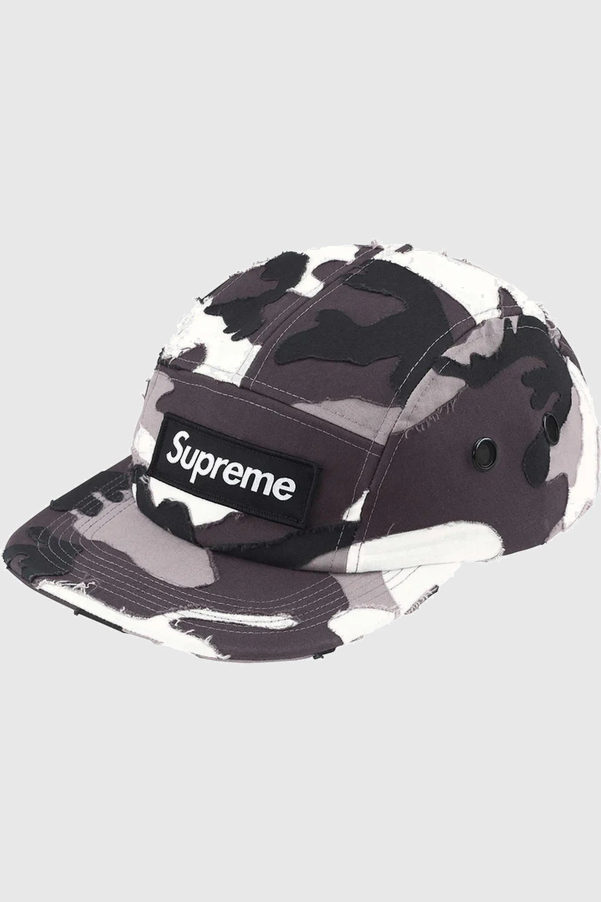 Supreme Layered Camo Camp Cap - Snow Camo