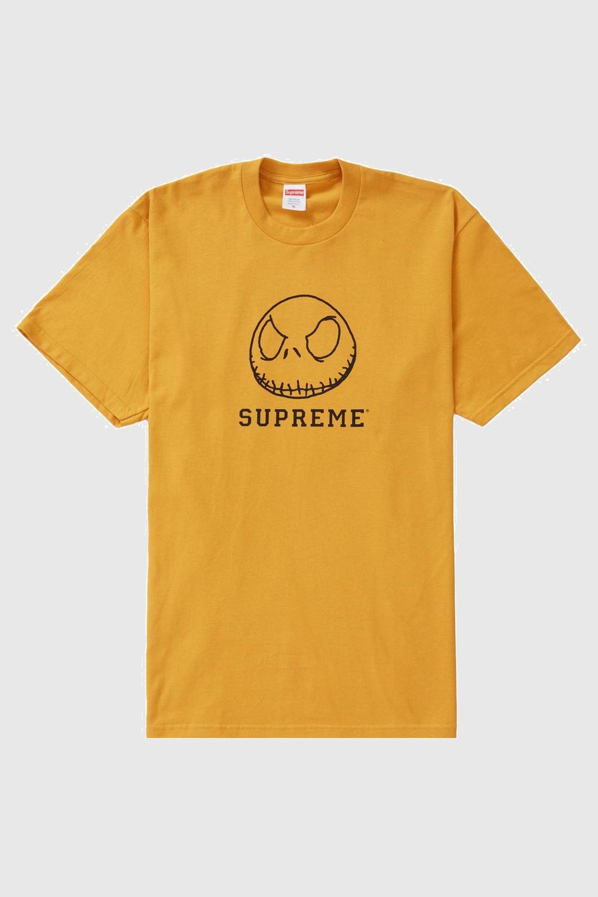 Supreme Skeleton Tee (FW23) Mustard