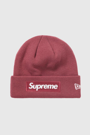 Supreme New Era Box Logo Beanie (FW21) Plum