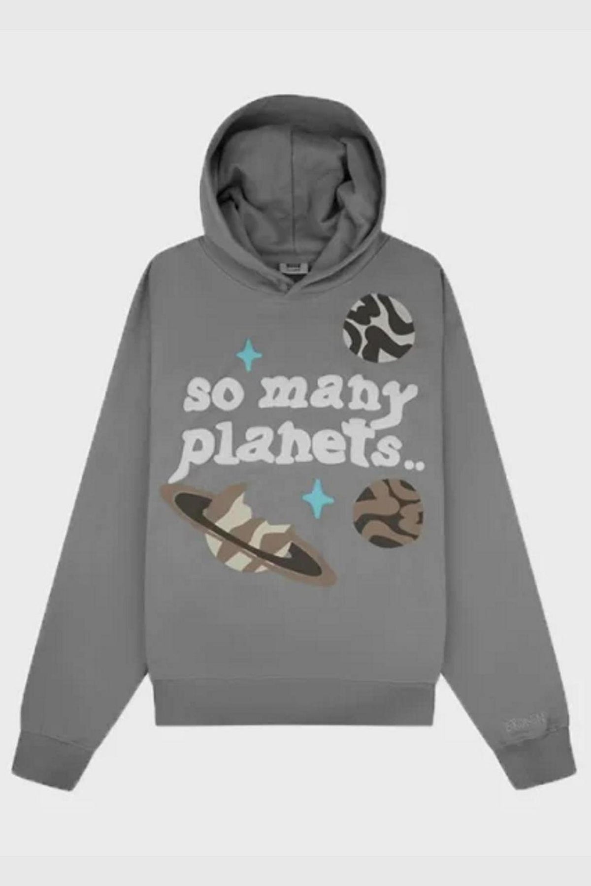 Broken Planet So Many Planets Hoodie Grey