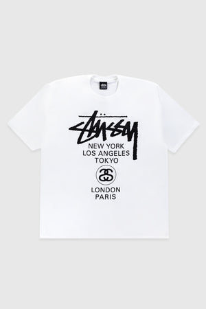 Stussy World Tour Tee - White