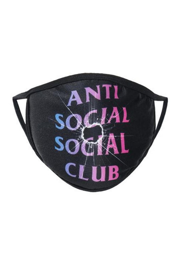Anti Social Social Club Tongue Tied Mask Black
