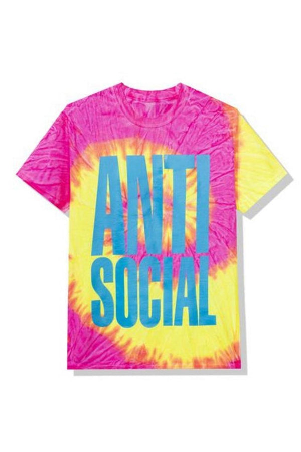 Anti Social Social Club Heatwave Tee Pink Tie Dye