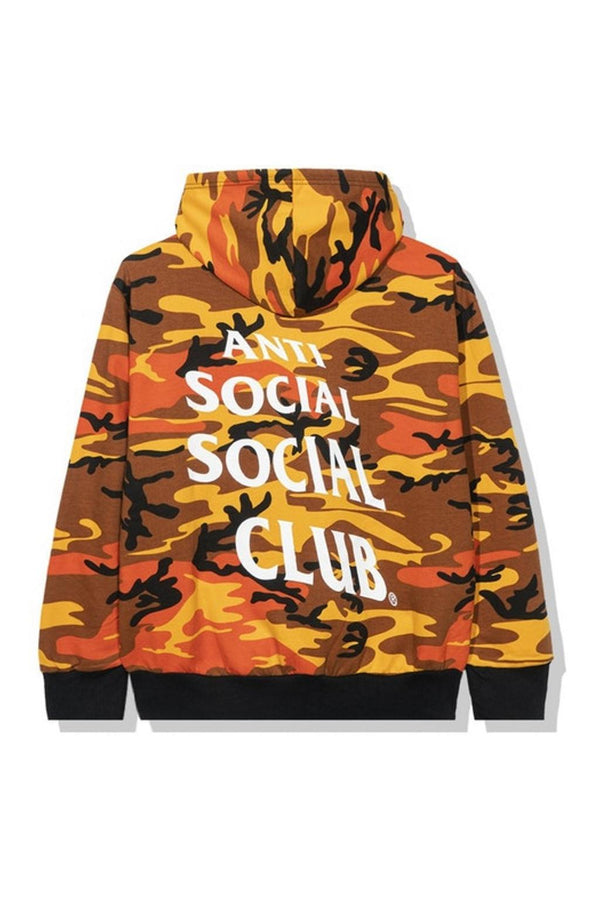 Anti Social Social Club True Colors Hoodie Camo Orange