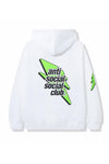 Anti Social Social Club Careless Bolt Hoodie White/Green