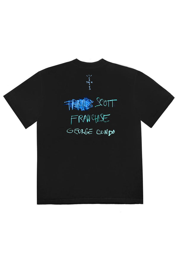 Travis Scott Portrait of Travis Title T-Shirt Black