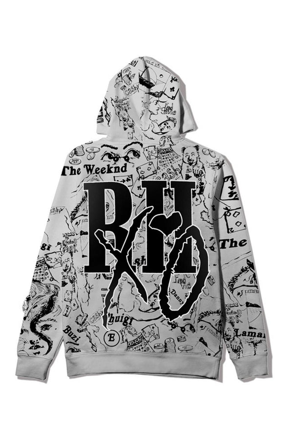 The Weeknd x Rhuigi After Hours Disguise Pullover Hood Multi