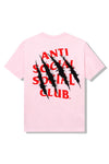 Anti Social Social Club After Us Tee Pink