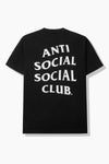 Anti Social Social Club Straight To Voicemail Tee Black