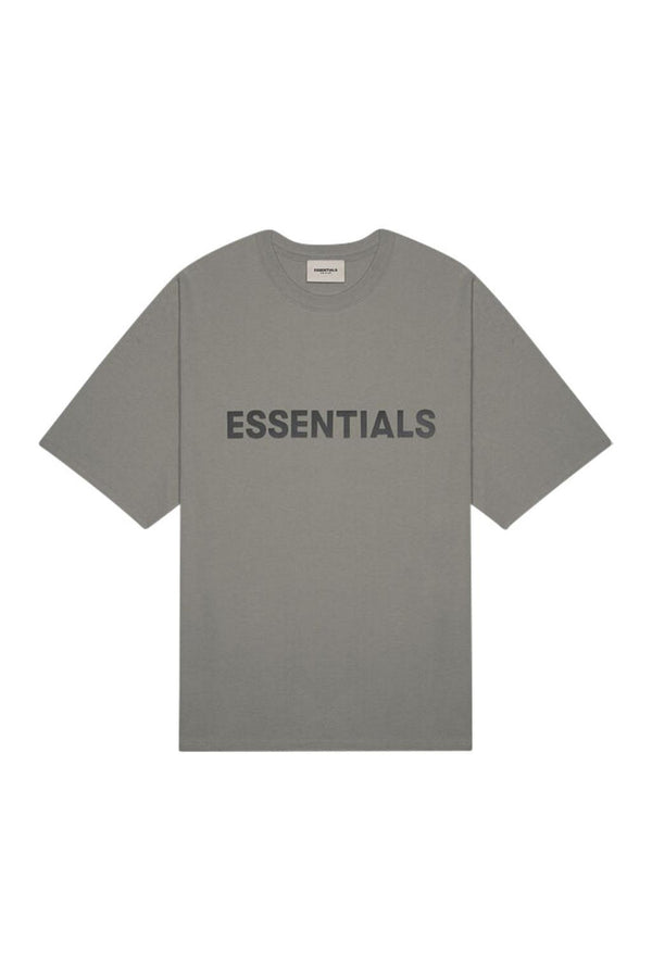 Fear of God Essentials Boxy T-Shirt Applique Logo Gray
