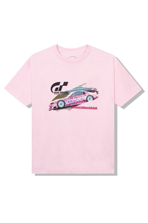 Anti Social Social Club Gran Turismo GT500 Tee Pink