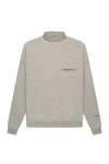 Fear of God Essentials Core Collection Pullover Mockneck Dark Heather Oatmeal