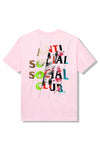 Anti Social Social Club Madness Tee Pink