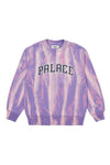 Palace Try-Dye Crew Purple/White