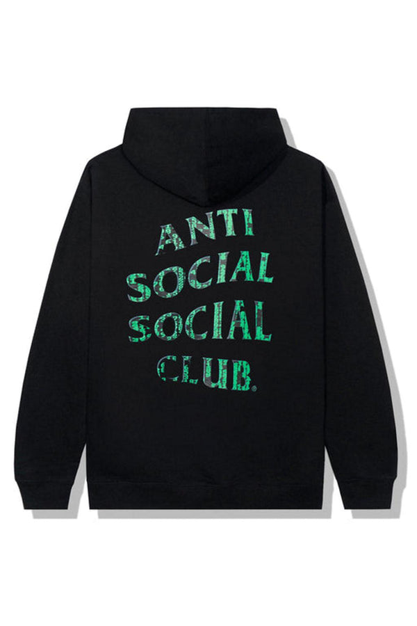Anti Social Social Club Glitch Hoodie Black
