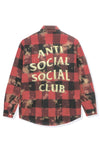 Anti Social Social Club Chromey Flannel Red Tie Dye