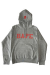 BAPE Happy New Year Spell Out Hoodie Grey