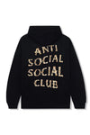 Anti Social Social Club Bones Hoodie Black
