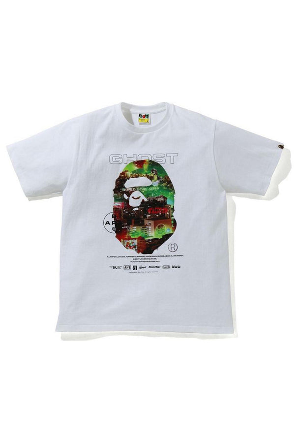 BAPE A Bathing Ape Ghorst 2 Relaxed Fit Tee White