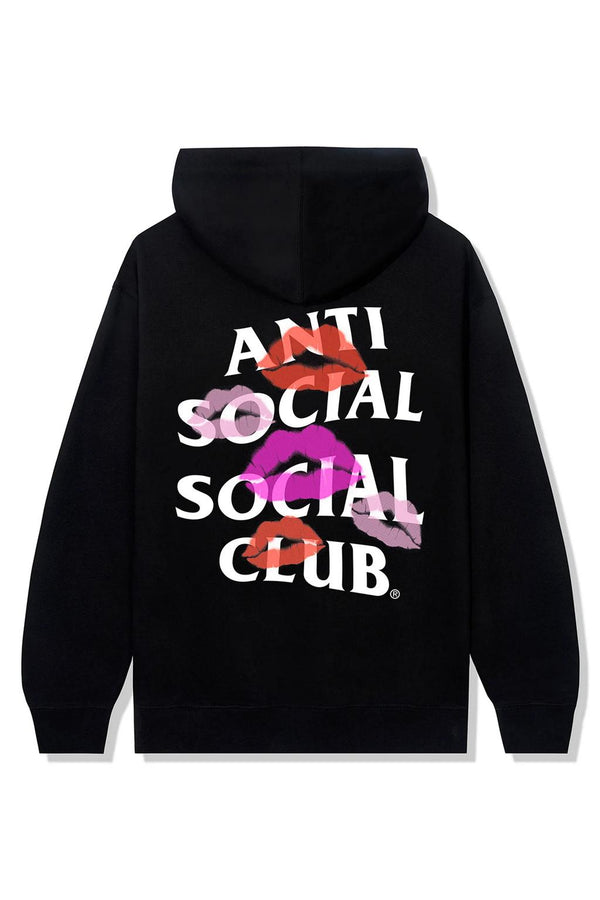 Anti Social Social Club Your Kiss Hoodie Black