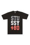 Stussy +80 Tee Black