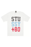 Stussy +80 Tee White