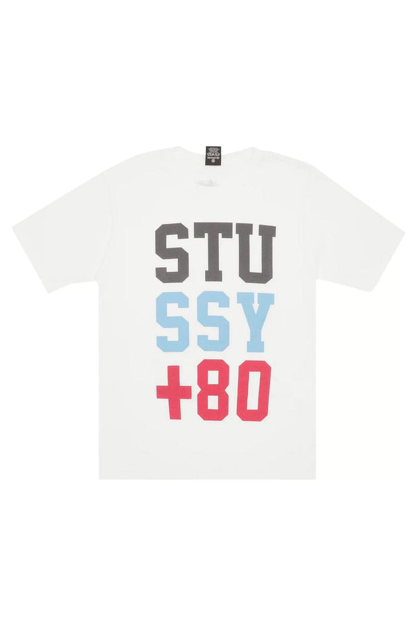 Stussy +80 Tee White