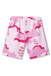 Anti Social Social Club Cotton Candy Shorts Pink Camo