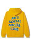 Anti Social Social Club Crush Hoodie Gold