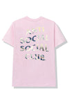 Anti Social Social Club (Japan Only) 4 Car Pile-Up Tonkotsu Logo Tee Pink