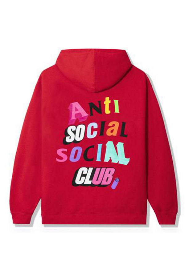 Anti Social Social Club The Real Me Hoodie Red