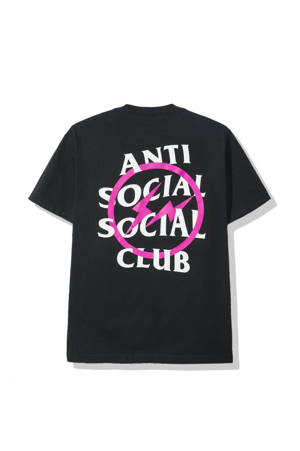 Anti Social Social Club x Fragment Bolt Tee Pink