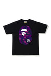 BAPE Color Camo Big Ape Head T-Shirt (SS20) Black/Purple